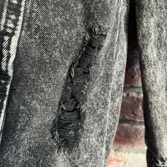 Black Denim Jacket - Picture 7 of 8